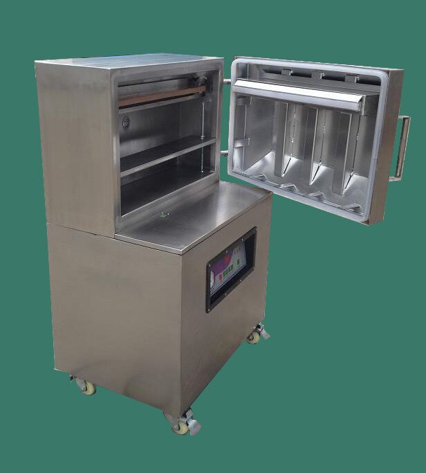 江苏常州柜式内抽真空包装机 粉剂固体颗粒均可使用  万向轮