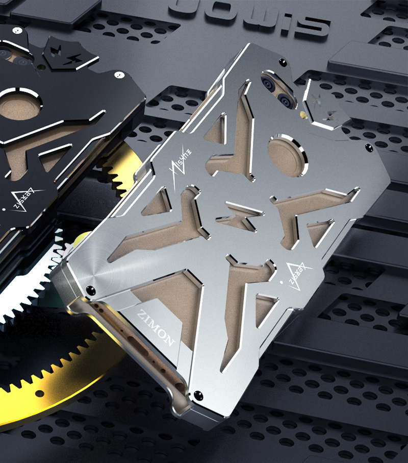 SIMON THOR Aviation Aluminum Alloy Shockproof Armor Metal Case Cover for Huawei nova 2