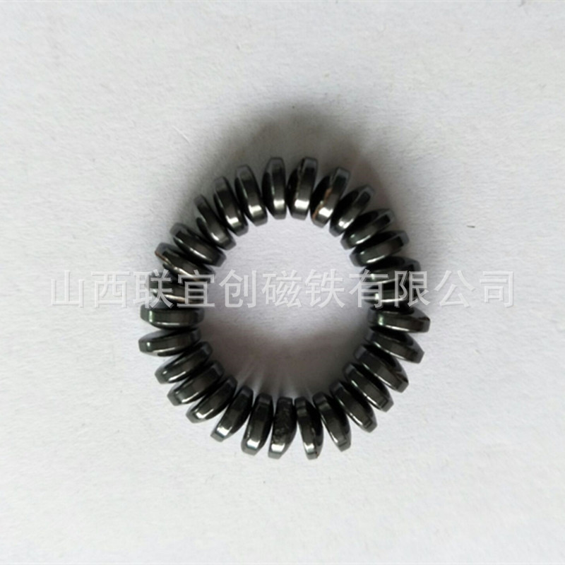 铁氧体抛光面包磁铁  D12*5磁性鞋垫面包磁石 不抛光打孔面包磁石