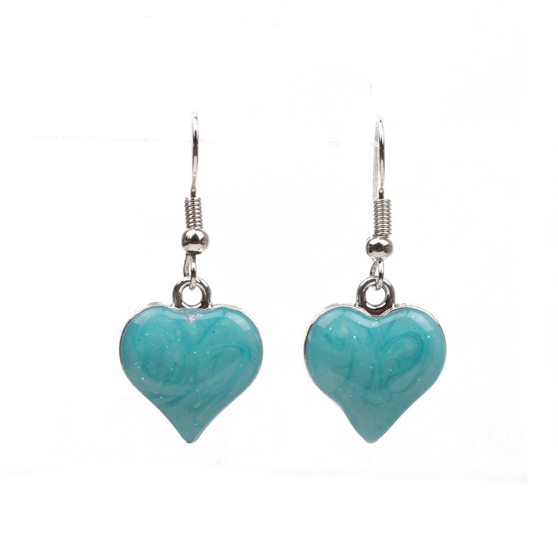 Européen Et Américain De Mode Long Coeur Amour Coeur Boucles D'oreilles Boucles D'oreilles Digne Pendentif Personnalité Sauvage Boucles D'oreilles Femme Boucles D'oreilles En Gros display picture 10