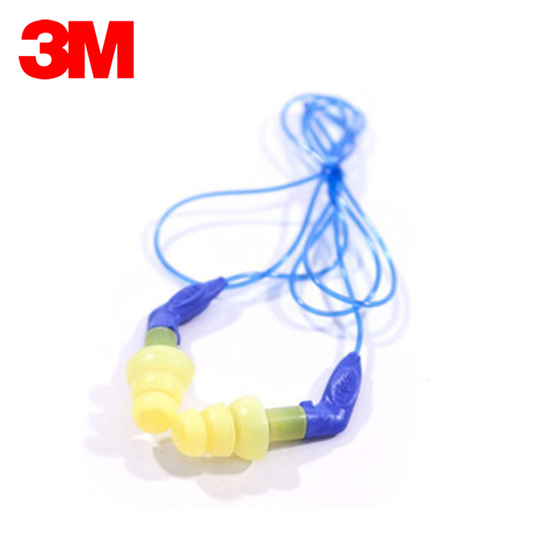 3M340-8002专业隔音耳塞 带线静音降噪睡眠耳塞防噪音防干扰耳塞