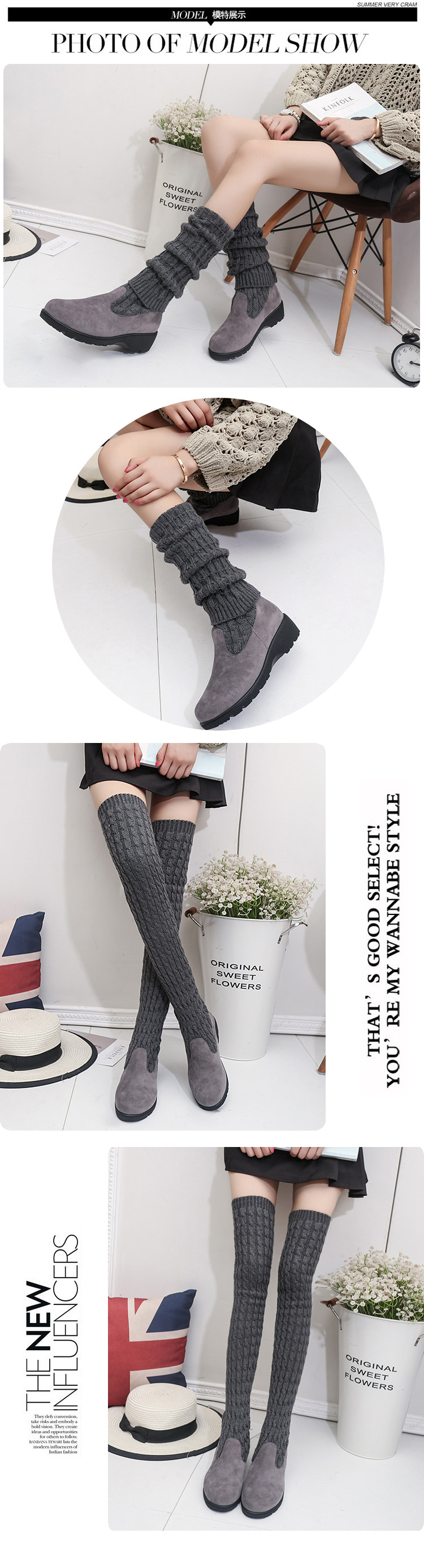 Bottes femme en Daim - Ref 3355294 Image 9