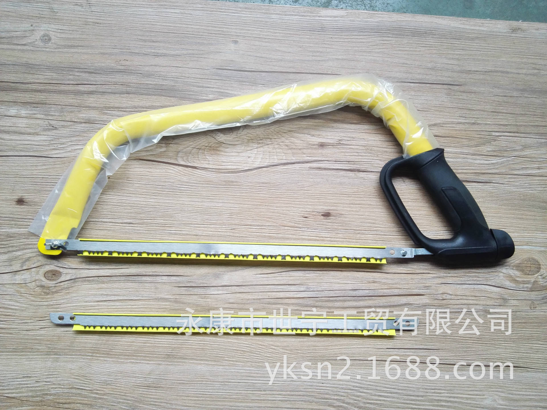 新款双色柄弓锯架 AB型齿弓锯 园林锯架 永康厂家直销园林锯条