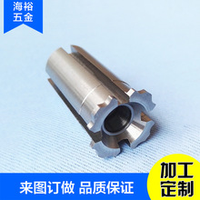 多铣槽柱 不锈钢圆柱  五金车件加工 不锈钢cnc车床加工 车铣一体