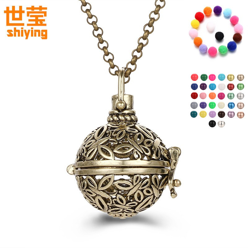 Shiying 18 Butterfly Aromatherapy Perfume Essential Oil Diffuser Fetal Education Necklace Pregnant Women Necklace