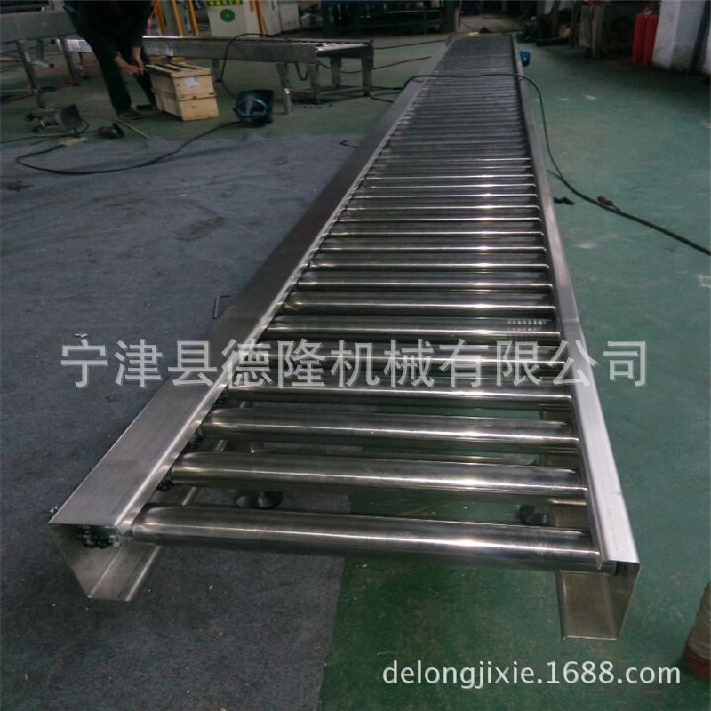 辊筒输送机 滚筒线 加工自动化生产线无动力滚筒输送机