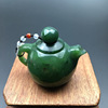 Jasper from Khotan district, pen, teapot, jewelry jade, tea set, natural ore