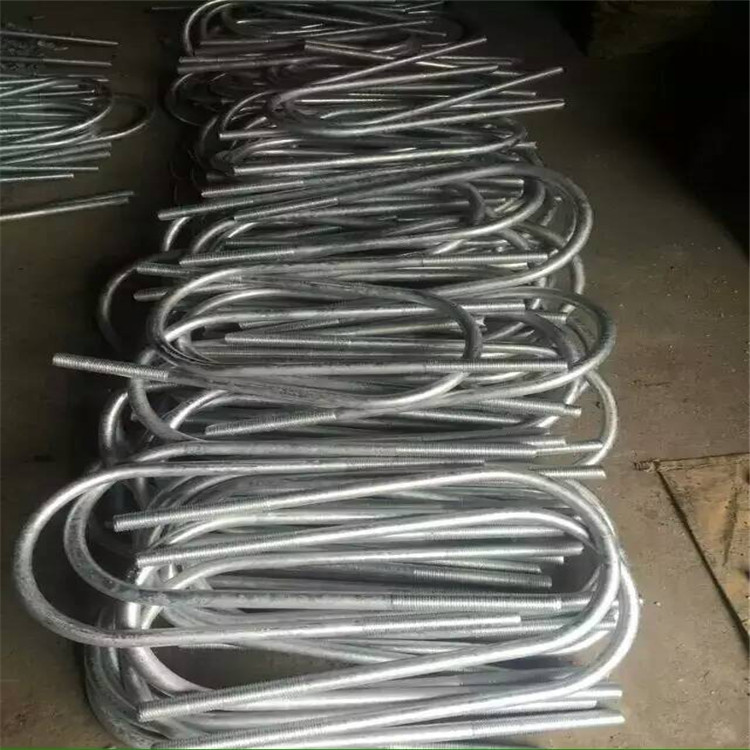 现货供应光伏热镀锌U型丝/塑翼螺母/电力热镀锌螺栓螺母平垫