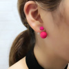 Cool acrylic double-sided earrings, Korean style