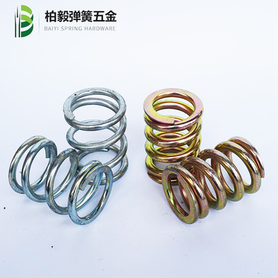 耐高温减震机械螺旋压力弹簧 非标准件弹簧钢压缩弹簧 定做加工厂|ms