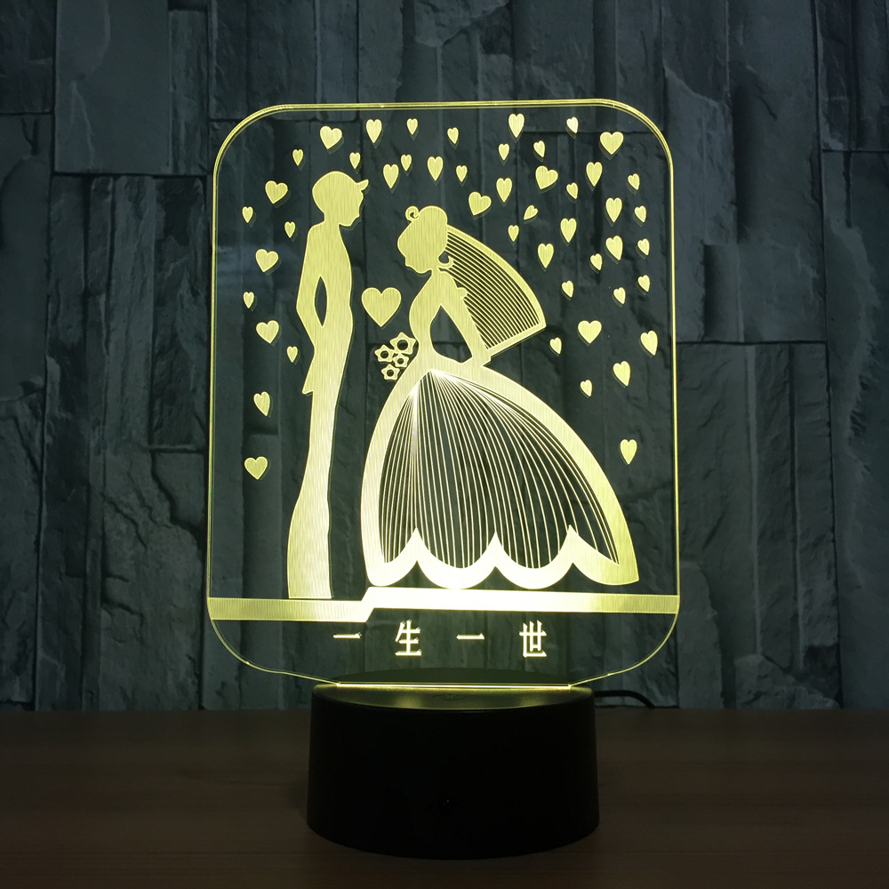 创意节能 智能家居LED灯 触摸USB充电