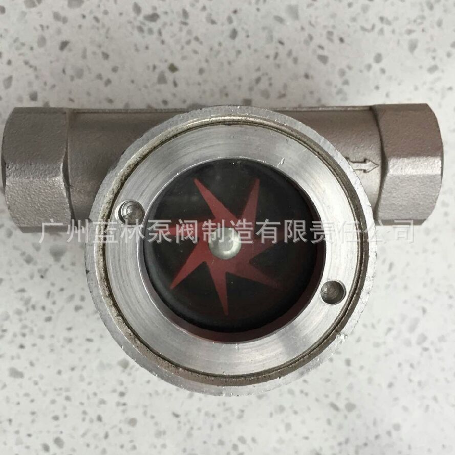 管道浮球流量显示器 可视油流量指示器 不锈钢监流器