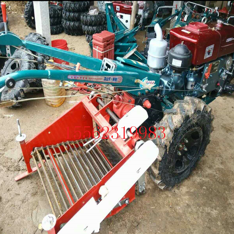 零破碎效率快多功能薯类收获机 地瓜地豆子挖掘机