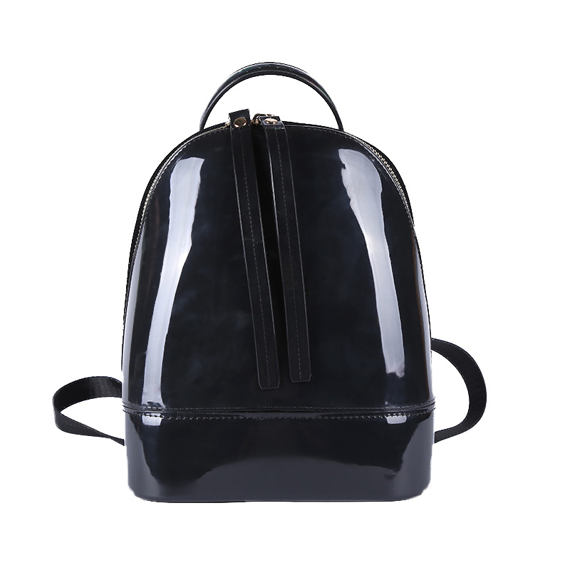 Bolso cosmético de La jalea de las mujeres ocasionales del verano 2019 nueva mochila Coreana de La jalea mochila simple de la moda