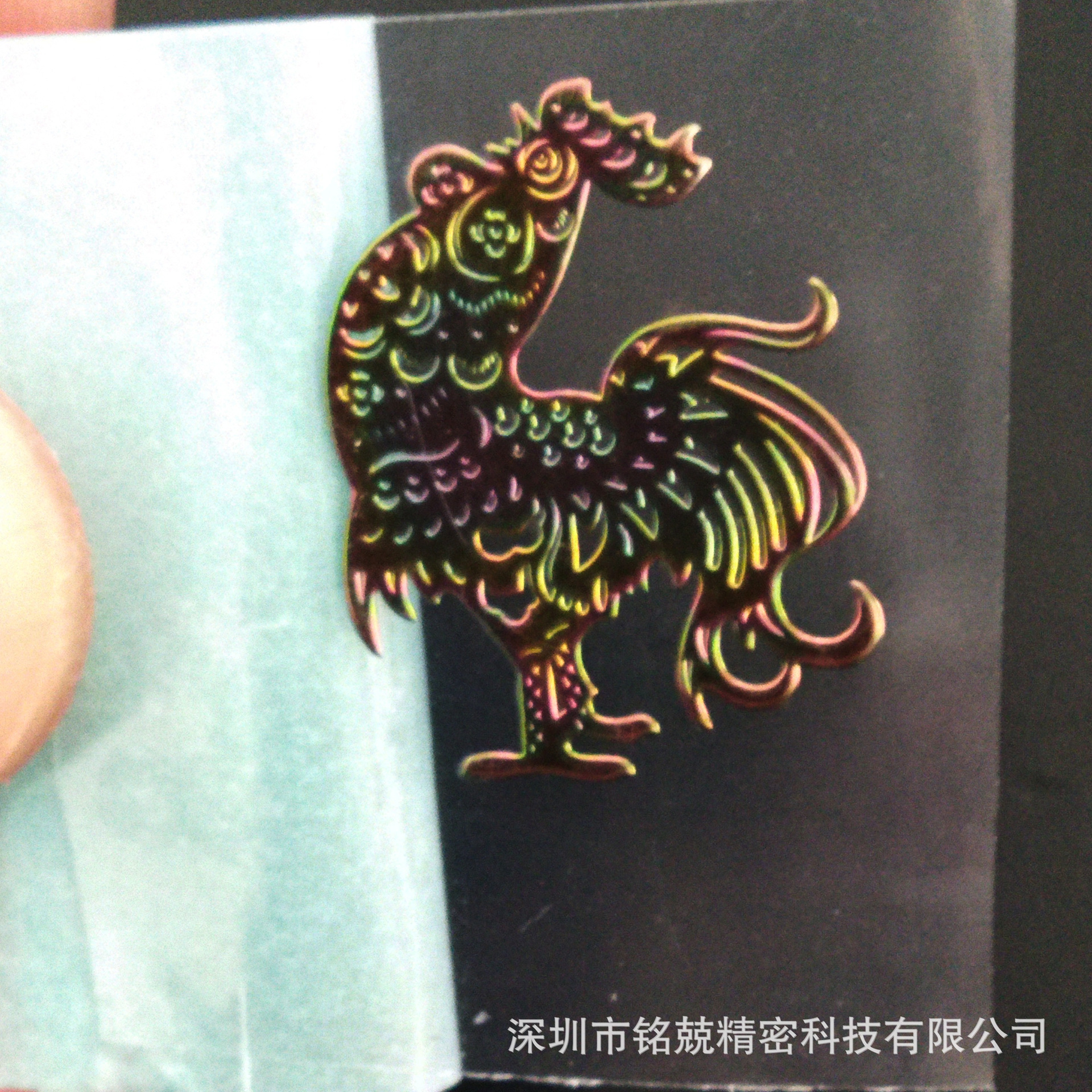 专业定做手机装饰金属贴 电镀纯镍不干胶自粘金属彩色图案贴纸