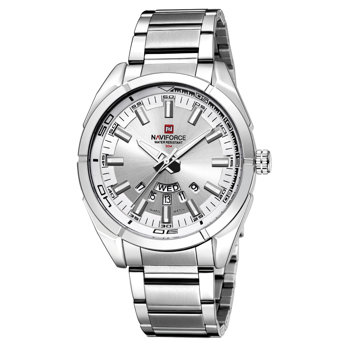 Silver white