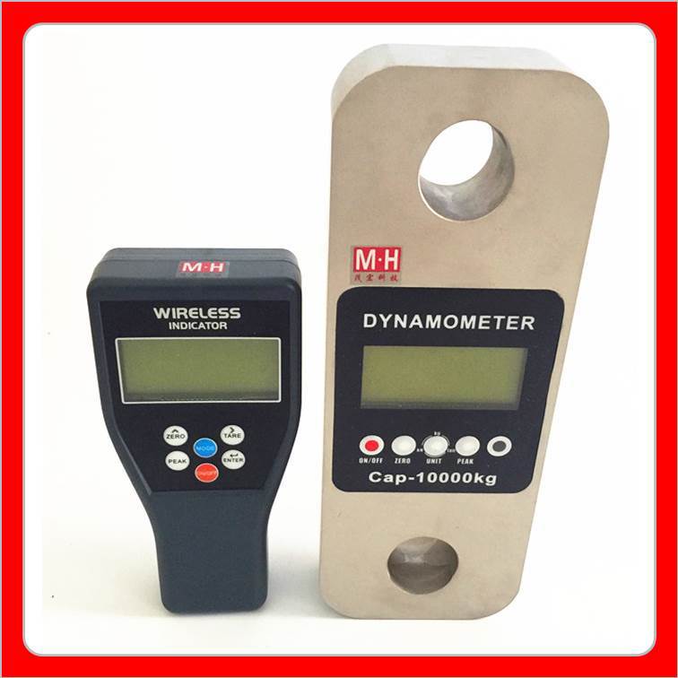 现货10000kg电子数显测力计 20吨无线测拉力计30T无线遥控测力计
