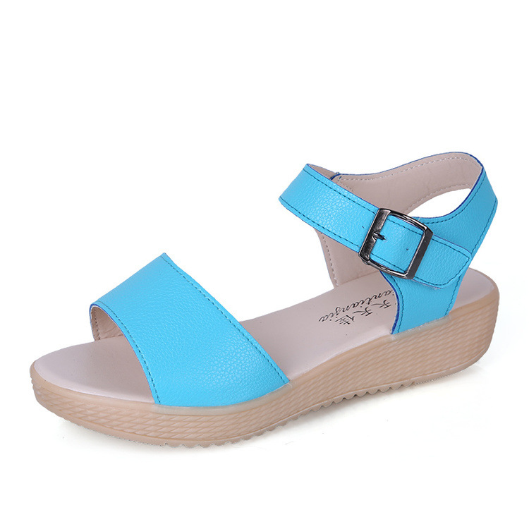 Chaussure été femme en PU artificiel - Ref 3433601 Image 7