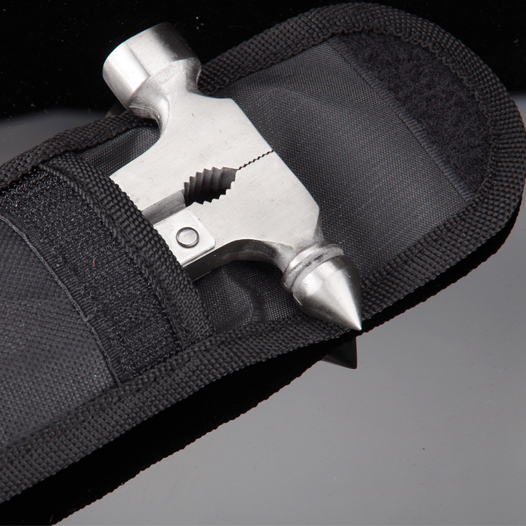 Multifunctional axe life hammer wooden handle axe hammer outdoor portable camping home maintenance combination tool knife
