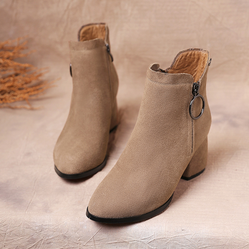 Bottes femme MINGFANG en En cuir - Ref 3355118 Image 36