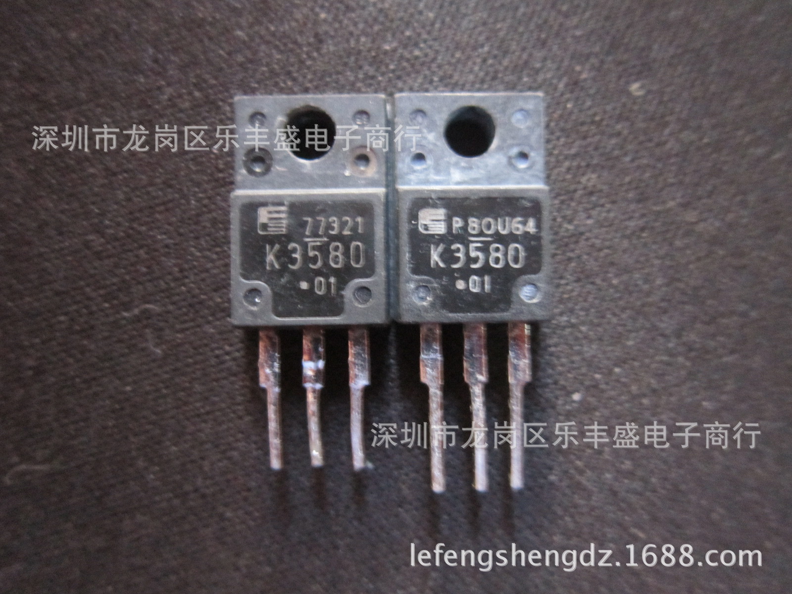 K3580 2SK3580-01MR 拆机FUJI TO-220F N沟道硅功率MOS 15A 300V