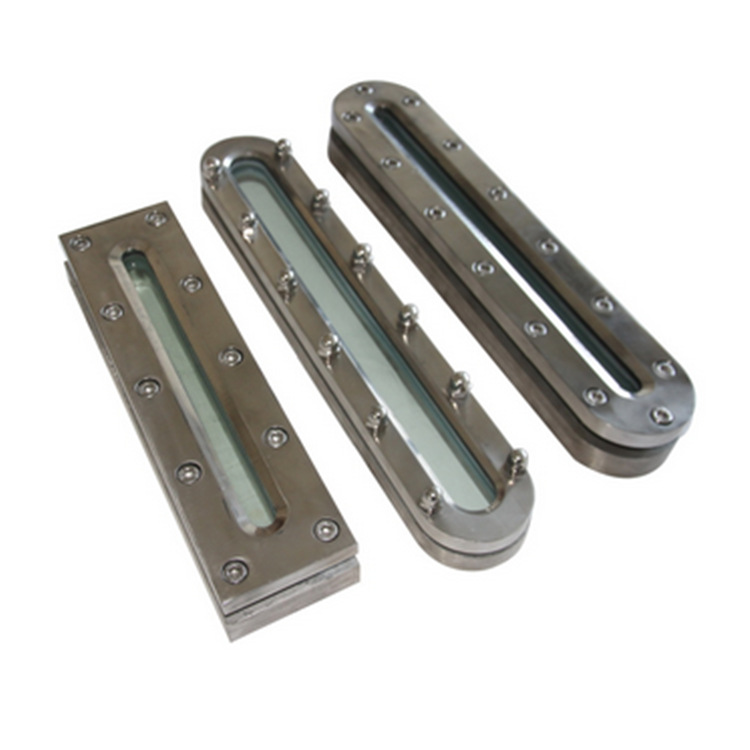 直角长条视镜 圆角长条视镜 不锈钢长条视镜 304/316L长条视镜