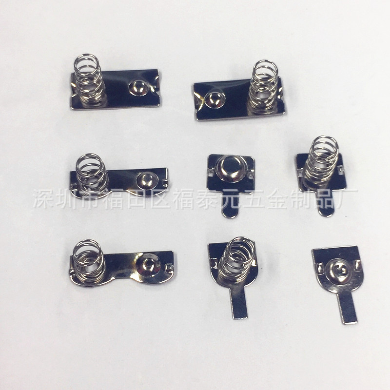 AAA正负极 双连电池弹簧片 7号电池弹簧片 5号电池弹簧片