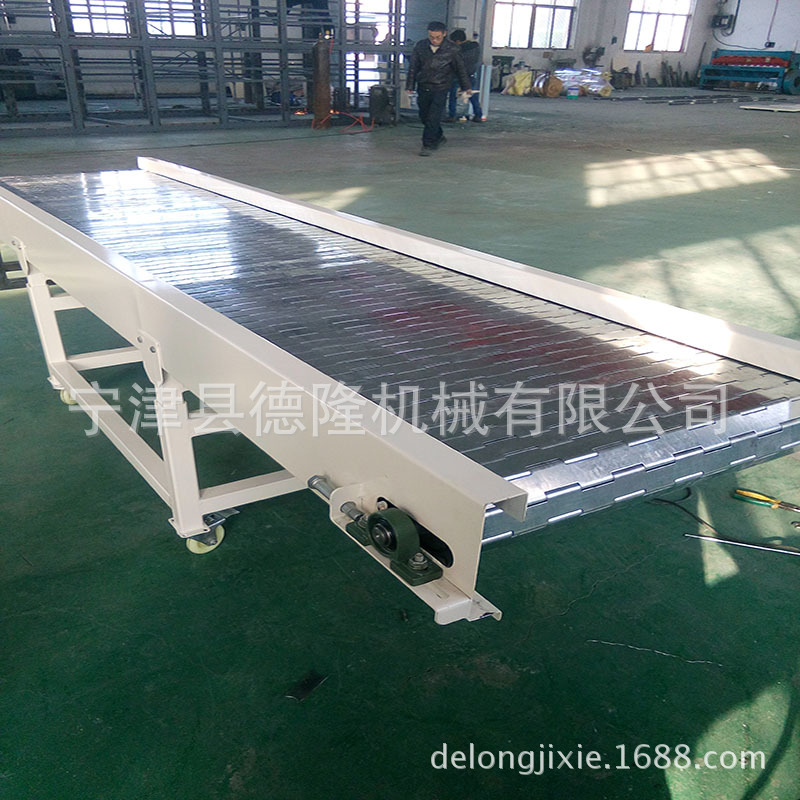 厂家批发定制 链板输送机不锈钢饮料链板输送设备 板链线输送机