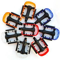 Mountain bike dual-color anti-slip pedal, cycling accessories and equipment, part number 187