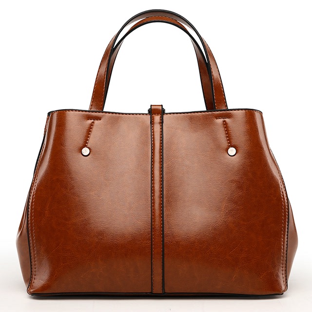 Women’s Bag New Bag European and American Fashion Oil Barrel Bag