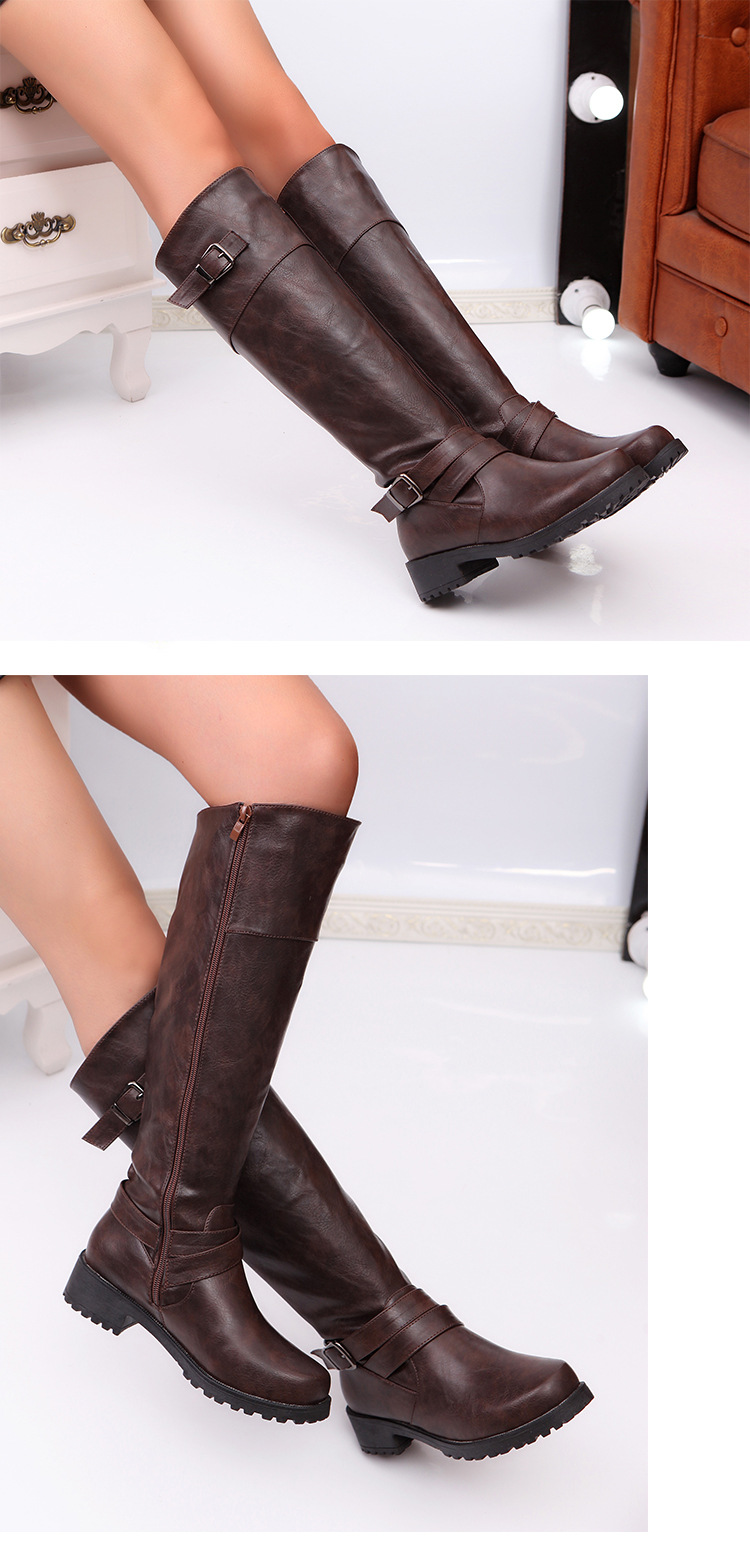 Bottes femme en PU artificiel - Ref 3355428 Image 64