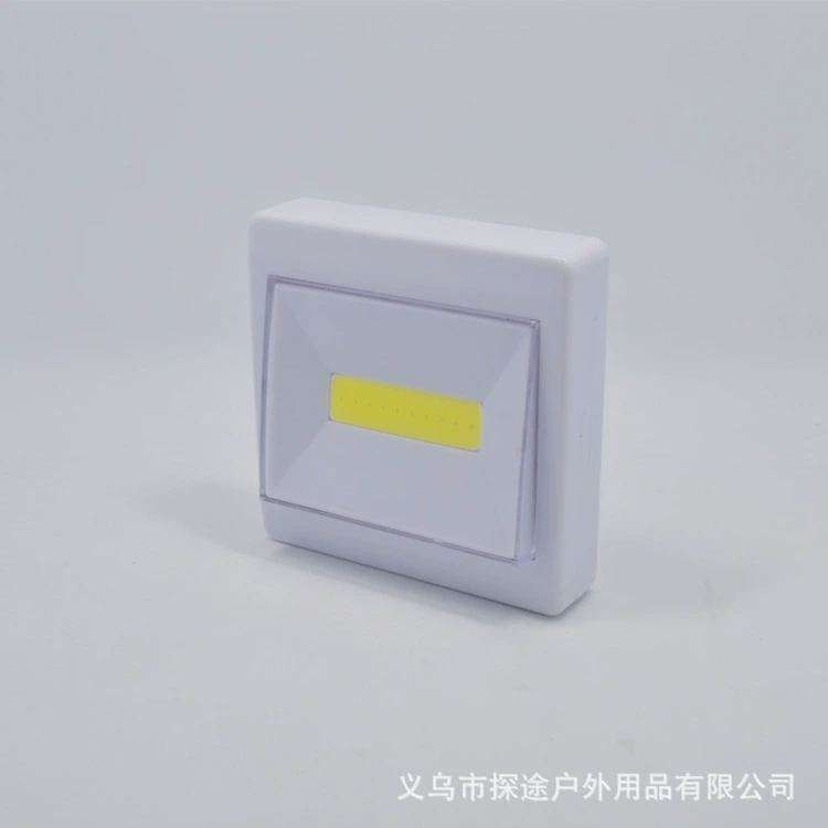 Квадратный настенный светильник COB переключатель света ночник аварийное освещение гардероб лампа Многофункциональный коридор настенный светильник