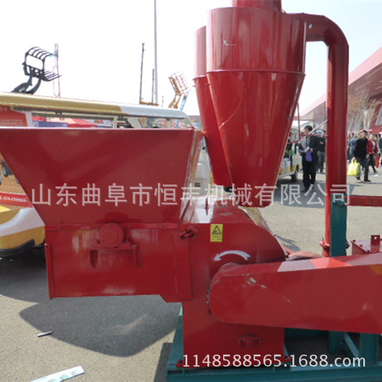 玉米芯菇木粉碎机 大型自动进料牧草青贮秸秆打粉粉碎机