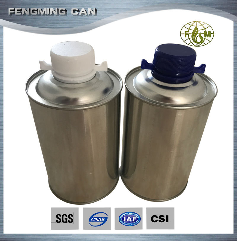 750ml 化工圆马口铁罐 汽车漆罐 木器漆罐化工包装专用罐机车护理