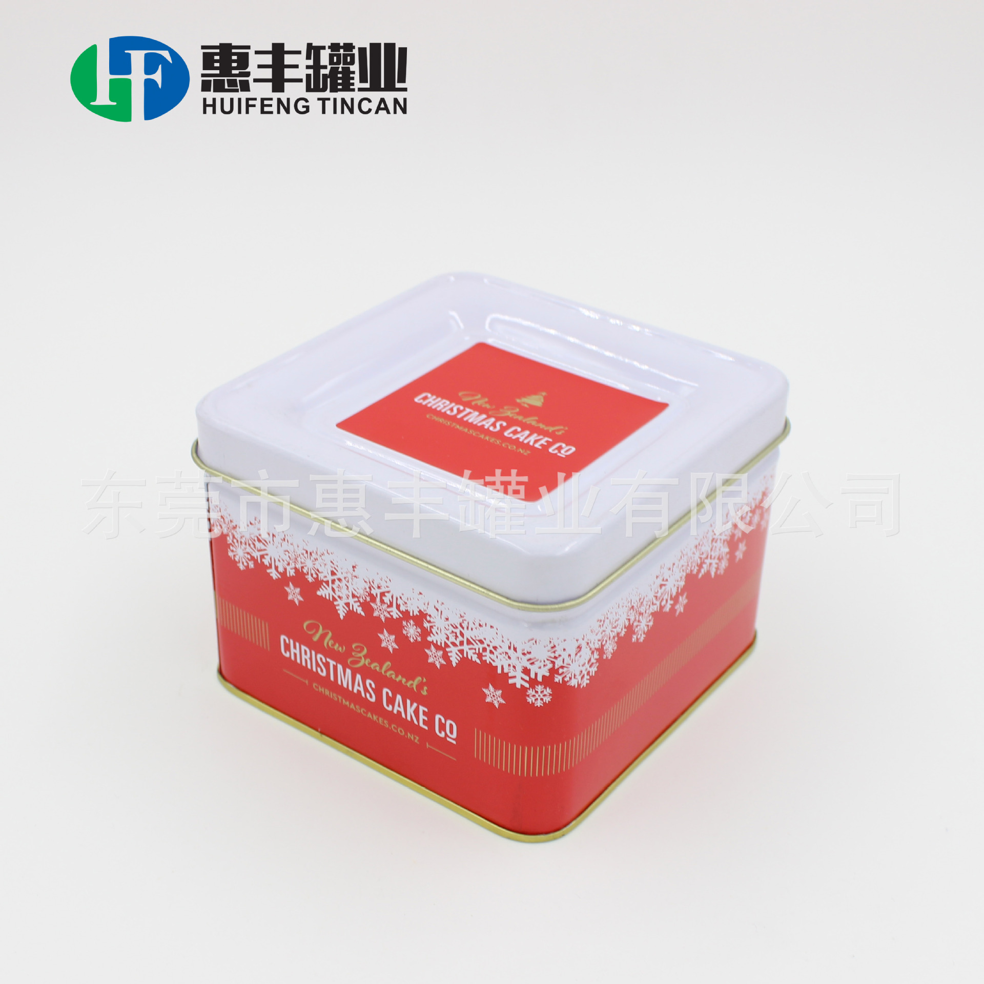 供应圣诞节蛋糕铁罐 食品包装铁盒 休闲糖果马口铁罐 TIN BOX