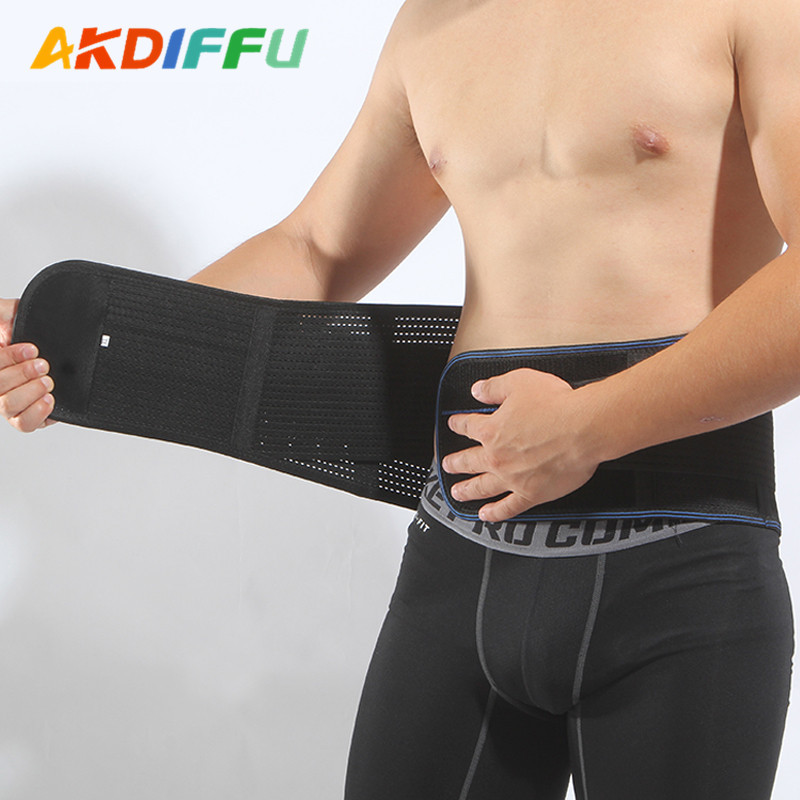 Cinturón de sudor deportivo cuatro barras de resorte soporte doble vendaje cintura soporte transpirable levantamiento de pesas cinturón de sentadillas