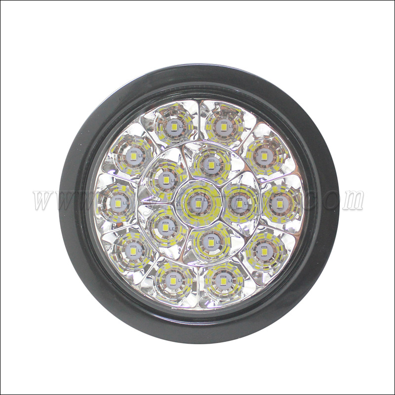 12V 24V Car Truck High Brightness LED Flash Brake Bulb Rear Fog Light DriVing Tail Light 4inch