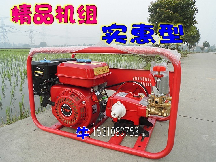 170F农用机动喷雾器打药机/担架式26三缸柱塞泵园林喷雾器水泵