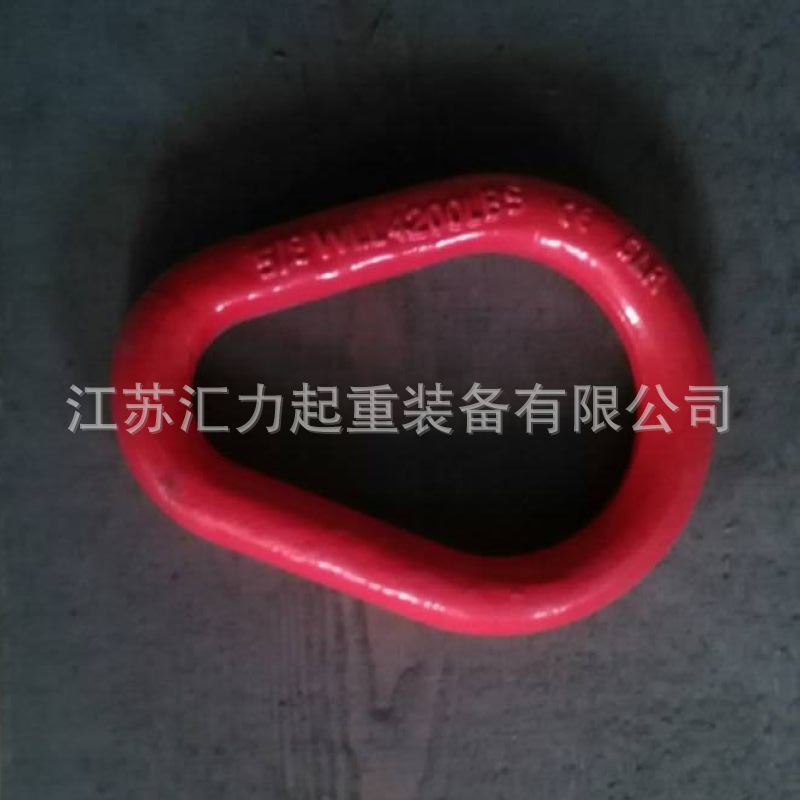 厂家批发供应 1/2梨形环 镀锌梨形环5/8 红漆梨形环