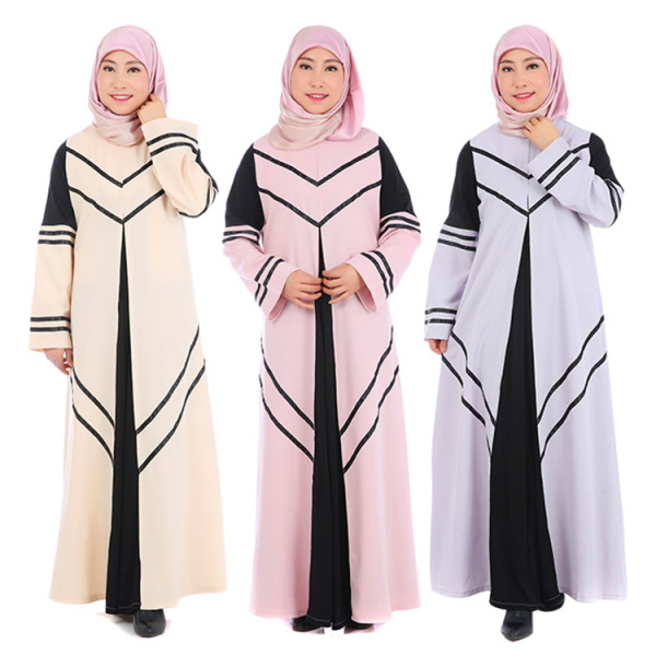 便宜的跨境货源批发穆斯林8-18岁男孩阿曼袍义