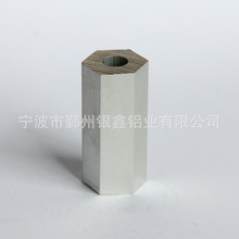 宁波厂家六角铝 加工铝合金材料批发 厚壁六角管铝管定 制