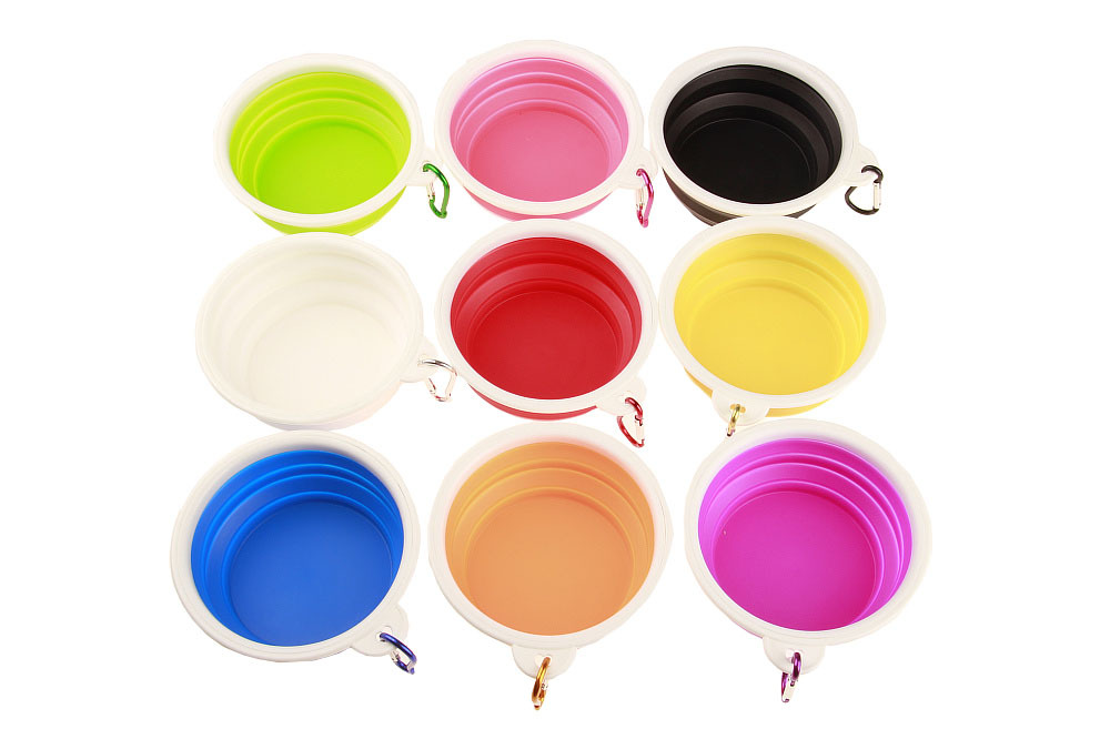 登山扣宠物硅胶狗碗 (8)