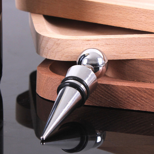 Cross-border direct supply metal wine stopper round head steel ball zinc aluminum alloy wine stopper wine preservation wine bottle stopper wholesale