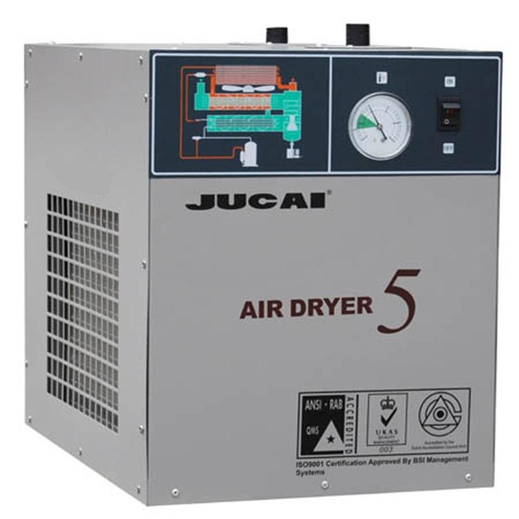 供应JUCAI聚才冷冻式压缩空气干燥机 5A冷冻干燥机 除水器JC-5A