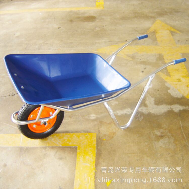 青岛厂家供应 花园独轮小推车 铝制小推车 多种规格