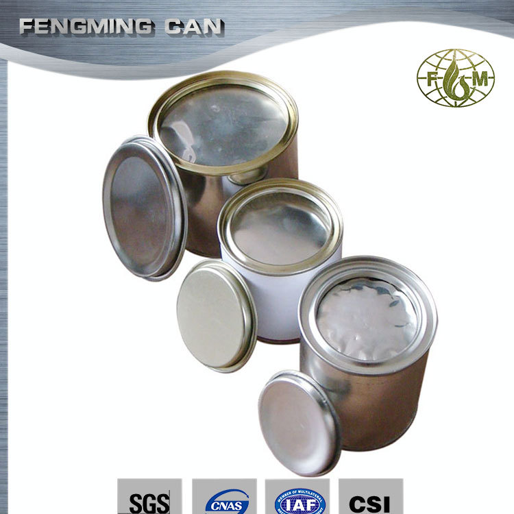 厂家生产 撬盖铝箔易拉盖胶水罐奶粉罐 封口马口铁油漆奶粉罐