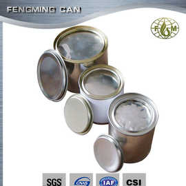 厂家生产 撬盖铝箔易拉盖胶水罐奶粉罐 封口马口铁油漆奶粉罐
