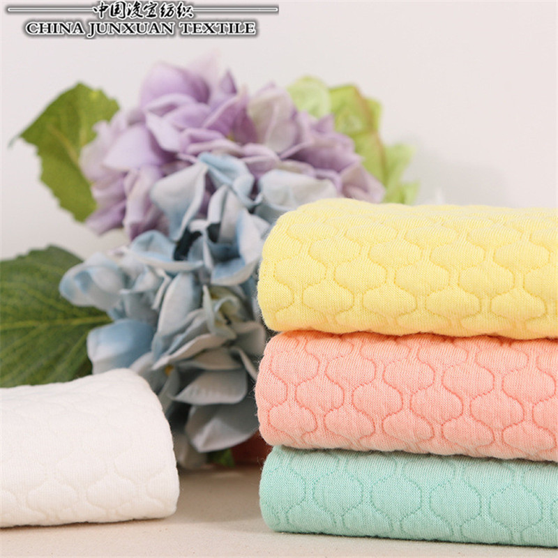 [Manufacturers Spot]fashion keep warm cashew Jacquard weave Women's wear Fabric Air layer knitting Jacquard