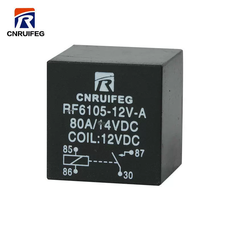 pcb80a汽车继电器一组常开12v4脚线路板短脚平脚逆变启动器jd1912