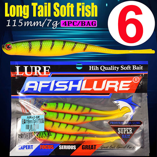 Floating Flukes Lures 115mm 7g Soft Jerkbaits Fresh Water Bass Swimbait Tackle Gear